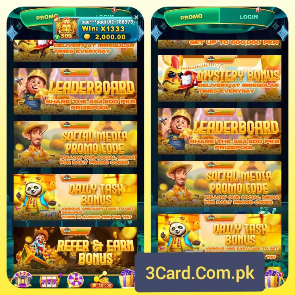 Pakaviator Game daily activities